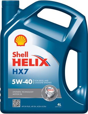 Obrázok Motorový olej SHELL Helix HX7 5W-40 4L