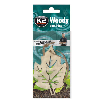 Obrázok K2 Osviezovac vzduchu zavesny Woody Leaf Green Tea