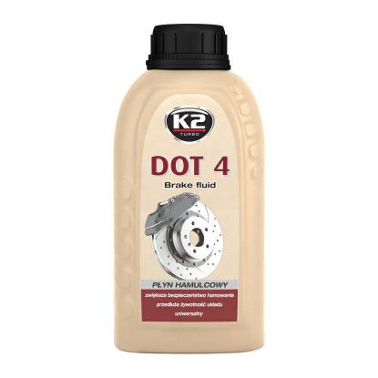 Obrázok K2 DOT4 - 250 ml - brzdová kvapalina