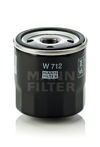 Obrázok Filter pracovnej hydrauliky MANN-FILTER  W712