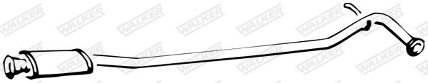 Obrázok Predný tlmič výfuku WALKER  13653
