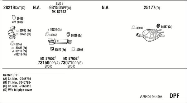 Obrázok Výfukový systém WALKER  ARK019449A