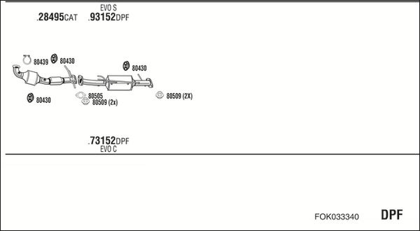 Obrázok Výfukový systém WALKER  HY65001