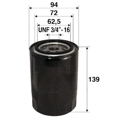 Obrázok Olejový filter VALEO  586015