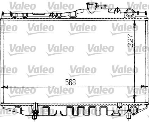 Obrázok Chladič motora VALEO  730470