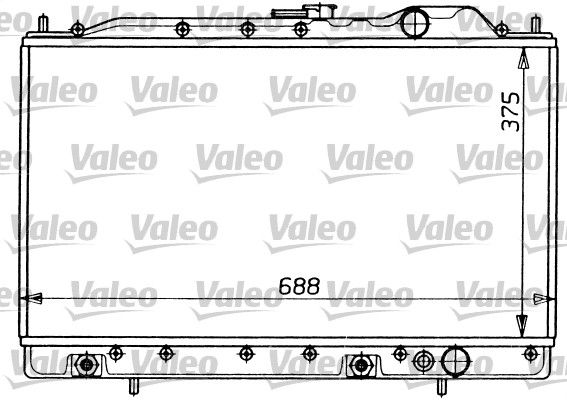 Obrázok Chladič motora VALEO  731054