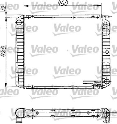 Obrázok Chladič motora VALEO  810968