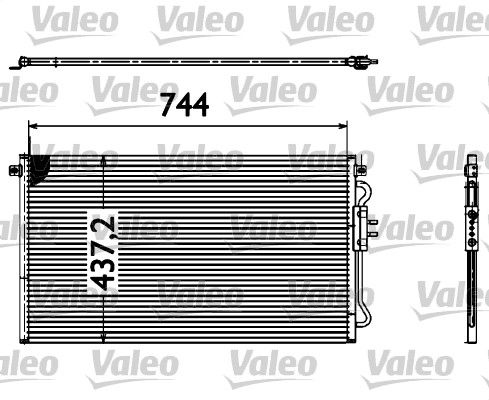 Obrázok Kondenzátor klimatizácie VALEO  817582