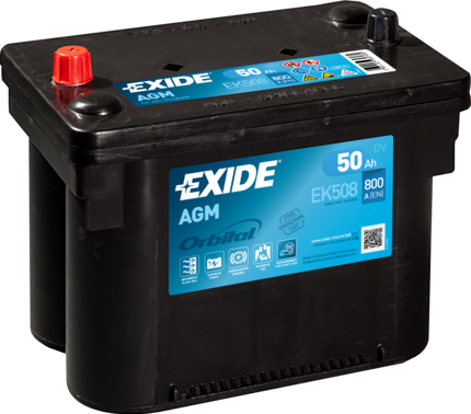 Obrázok Batéria EXIDE AGM 12V/50Ah/800A