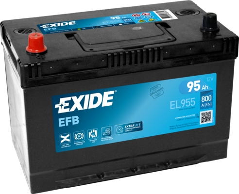 Obrázok Batéria EXIDE EFB 12V/95Ah/800A