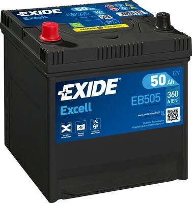 Obrázok Batéria EXIDE EXCELL ** 12V/50Ah/360A