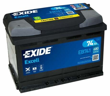 Obrázok Batéria EXIDE EXCELL ** 12V/74Ah/680A