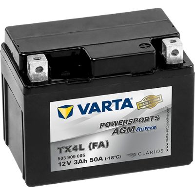 Obrázok Batéria VARTA POWERSPORTS AGM Active 12V/3Ah/50A