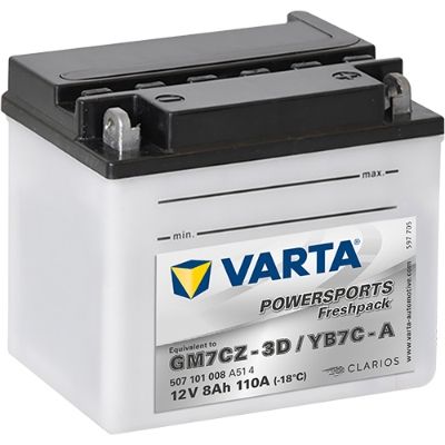 Obrázok Batéria VARTA POWERSPORTS Freshpack 12V/8Ah/110A