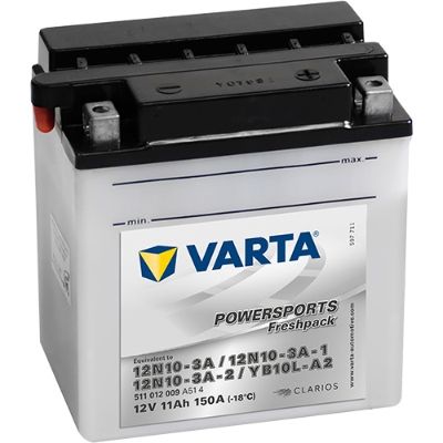 Obrázok Batéria VARTA POWERSPORTS Freshpack 12V/11Ah/150A