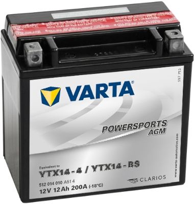Obrázok Batéria VARTA POWERSPORTS AGM 12V/12Ah/200A