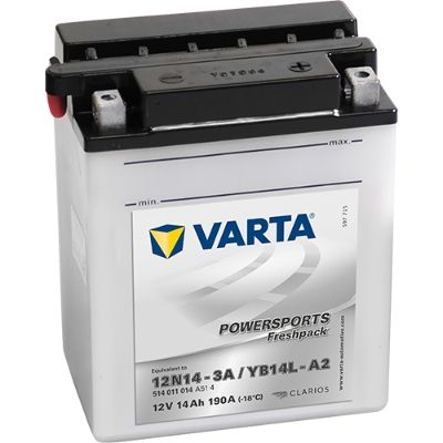 Obrázok Batéria VARTA POWERSPORTS Freshpack 12V/14Ah/190A