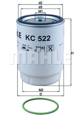 Obrázok Palivový filter KNECHT  KC522D