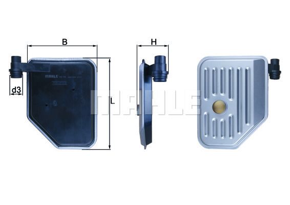 Obrázok Hydraulický filter automatickej prevodovky KNECHT  HX156