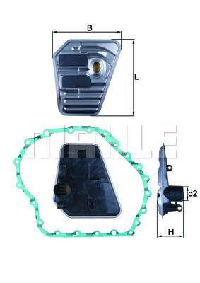 Obrázok Hydraulický filter automatickej prevodovky KNECHT  HX167D