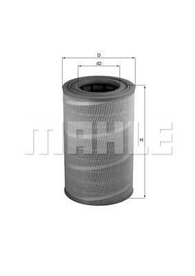 Obrázok Vzduchový filter KNECHT  LX612