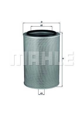 Obrázok Vzduchový filter KNECHT  LX674
