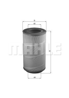 Obrázok Vzduchový filter KNECHT  LX1025