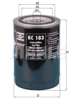 Obrázok Palivový filter KNECHT  KC183