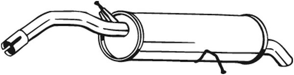 Obrázok Koncový tlmič výfuku BOSAL  190243