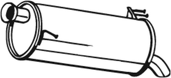 Obrázok Koncový tlmič výfuku BOSAL  165055