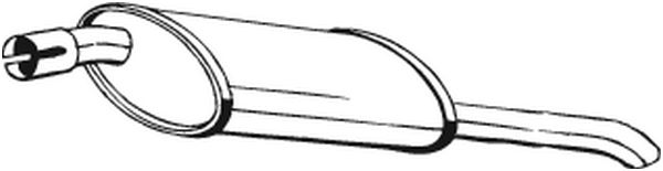 Obrázok Koncový tlmič výfuku BOSAL  185009