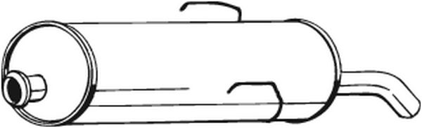Obrázok Koncový tlmič výfuku BOSAL  190805