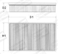 Obrázok Vzduchový filter CHAMPION  U510606