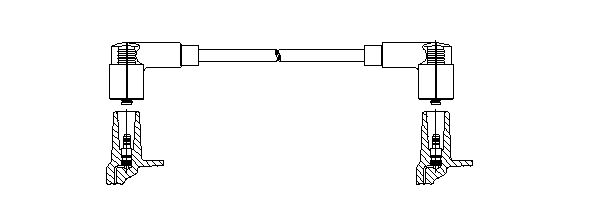 Obrázok Zapaľovací kábel BREMI  11475