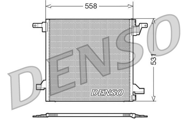 Obrázok Kondenzátor klimatizácie DENSO  DCN17022
