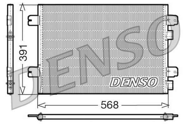 Obrázok Kondenzátor klimatizácie DENSO  DCN23011