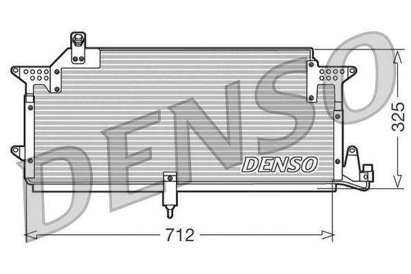 Obrázok Kondenzátor klimatizácie DENSO  DCN32005