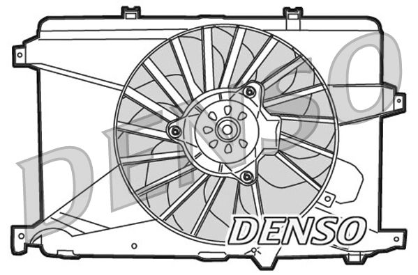 Obrázok Ventilátor chladenia motora DENSO  DER01014