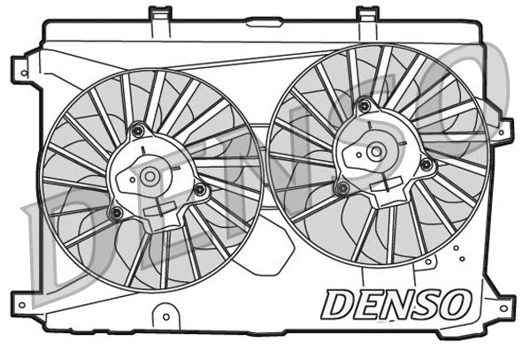 Obrázok Ventilátor chladenia motora DENSO  DER01015