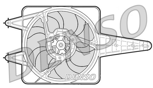 Obrázok Ventilátor chladenia motora DENSO  DER13203