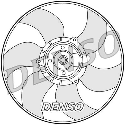 Obrázok Ventilátor chladenia motora DENSO  DER23001