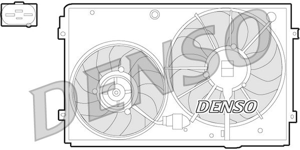Obrázok Ventilátor chladenia motora DENSO  DER32011
