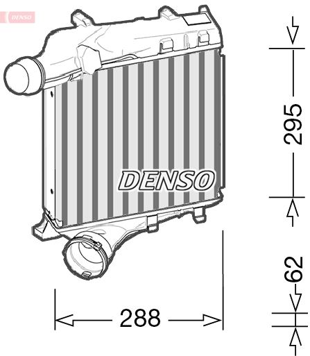 Obrázok Chladič plniaceho vzduchu DENSO  DIT28021