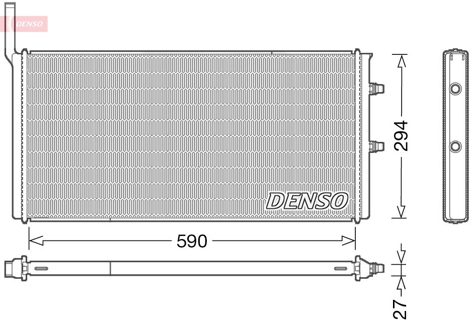 Obrázok Chladič motora DENSO  DRM05009