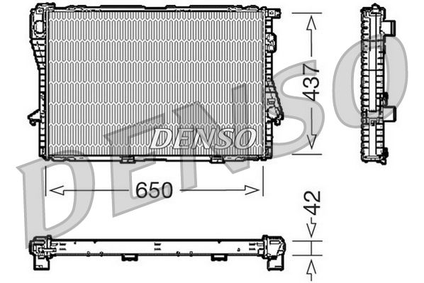 Obrázok Chladič motora DENSO  DRM05068