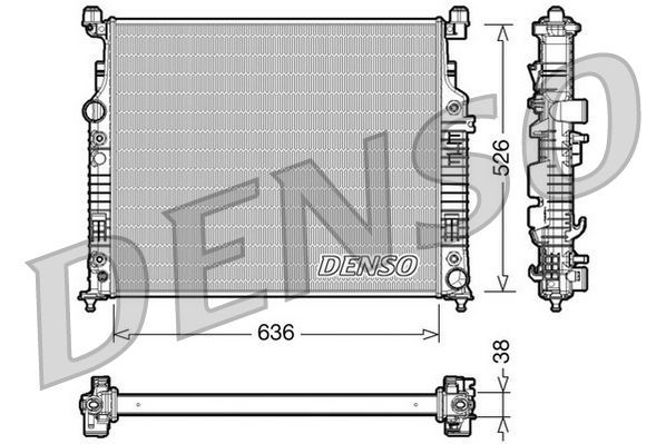 Obrázok Chladič motora DENSO  DRM17006