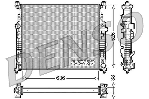 Obrázok Chladič motora DENSO  DRM17007