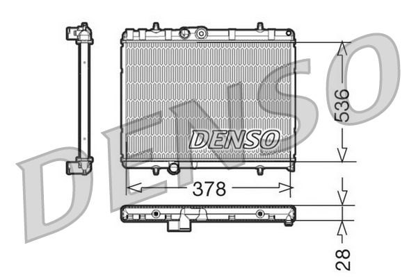 Obrázok Chladič motora DENSO  DRM21056