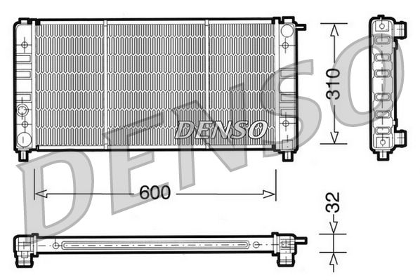 Obrázok Chladič motora DENSO  DRM26002