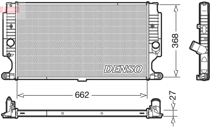 Obrázok Chladič motora DENSO  DRM50090